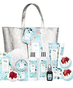 Spa-Geschenke, 14 Stck. mit Duschgel, Duschdampfgarer, Badbombe, Rose - Bild 1 von 7