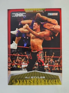 2008 TRISTAR TNA Cross The Line  #20 AJ STYLES - Picture 1 of 2