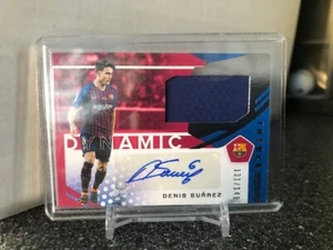2018-19 Panini Treble Dynamic Autograph Materials #D-DSU Denis Suarez Barcelona - Bild 1 von 2