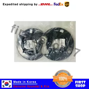 GENUINE Rear LH + RH Parking Brake Plate 2p SET for Hyundai Santa Fe 2010-2012 - Picture 1 of 2