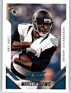2015 Score Marcedes Lewis NFL PWE Base Card Jaguars #237 - Picture 1 of 2