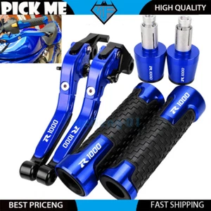 FOR SUZUKI GSX-R1000 2001-2018 CNC Brake Clutch Levers Handle Grips Cap part New - Picture 1 of 35