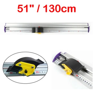 51" Track Cutter Trimmer Sliding KT Board Cutting Ruler for Photo Paper Banners - Picture 1 of 12