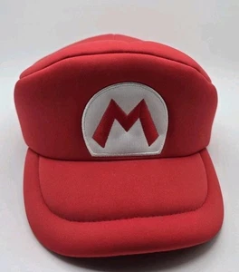 Super Mario Bros Mario Hat Costume Cosplay Cap 2018 Official Nintendo Adult OSFM - Picture 1 of 12