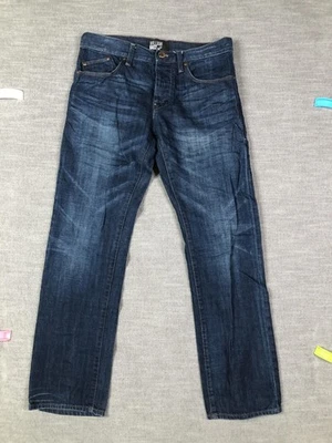 William Rast Jeans Mens 31x32 Blue Straight Fit Denim Classic Five Pocket Casual - Image 1 of 4