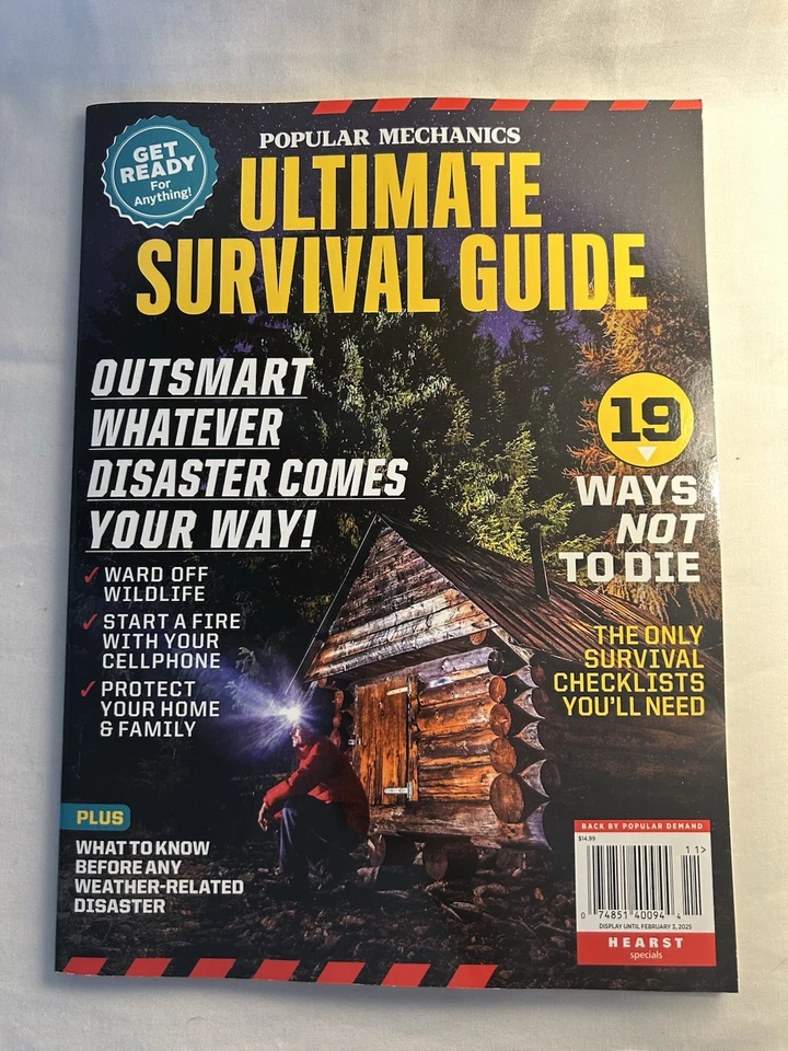 Popular Mechanics Ultimate Survival Guide Outsmart Disaster 19 Ways Not to Die - Image 1 of 1