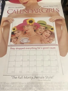 CALENDAR GIRLS - HELEN MIRREN - FILMPOSTER 26” x 40” gerollt - Full Monty #59 - Bild 1 von 4