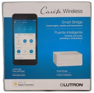 Lutron Caseta Smart Lighting Smart Hub For Light Bulbs And Fans, Compatible W - Picture 1 of 5