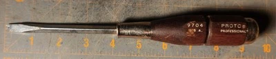 Destornillador Proto Professional mango madera 9704 EE. UU. VINTAGE  Foto 1 de 4