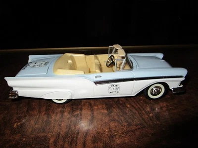 全新 1957 年福特 Fairlane 可转换压铸银行汽车自由经典规格铸件 — 第 1/4 张图片