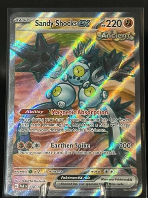 2023 Pokemon Scarlet&Violet Paradox Rift SandyShocks EXSecret DoubleRare 228/182 - Image 1 of 2