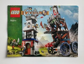 7037-1 Lego Castle Tower Raid Manual only