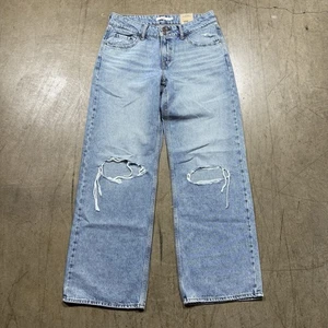 Neu mit Etikett Levi's Low-Rise Superlow lockere Damenjeans Used-Look 30 x 31 Baggy weites Bein - Bild 1 von 12