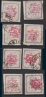 1902 MIDDLE EAST/WEST ASIA used KRAN stamps lot of eight. Ex Quinet collection