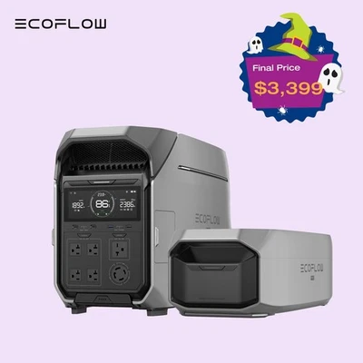 EcoFlow DELTA Pro 3 8000Wh Portable Power Station with Extra Battery for Home - Image 1 of 4