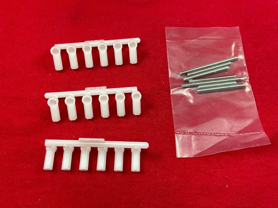TEAM ASSOCIATED RC10CC CLASSIC CLEAR Turnbuckles Toelink Rod End RC10 40TH - Image 1 of 1