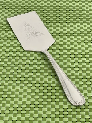 Temp-Tations OLD WORLD BEAD Stainless Lasagna Server Round Tip Flatware 11 1/8" - Image 1 of 4