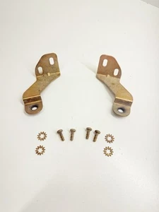 2003 POLARIS PREDATOR 500 OEM FRONT HEADLIGHT HEAD LIGHT MOUNT BRACKET PAIR - Picture 1 of 10