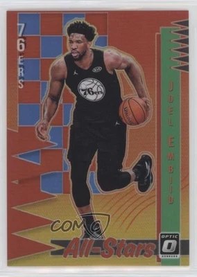 2018-19 Panini Donruss Optic All-Stars Red Prizm /99 Joel Embiid #15 - Image 1 of 2