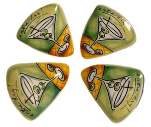 Mud Pie Tracy Flickinger Platos Aperitivos Bandejas Snack EXTRA SECO Juego De 4 NOV25 - Imagen 1 de 9