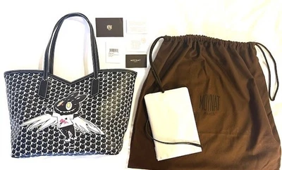 Authentic Kasing Lung x Moynat Labubu Medium Tote Bag M Canvas Black US Seller - Image 1 of 4
