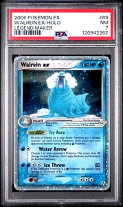 PSA 7 Walrein Ex Holo Legend Maker #89 2006 Pokemon Ex Legend Maker 120942262 - Picture 1 of 2