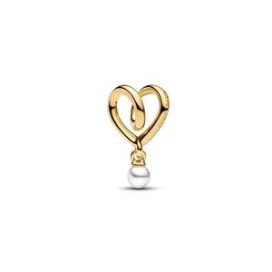 Pandora Moments Gedrehtes Herz Charm 764138C01 - Bild 1 von 1