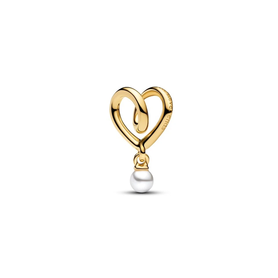 Pandora Moments Gedrehtes Herz Charm 764138C01 - Bild 1 von 1