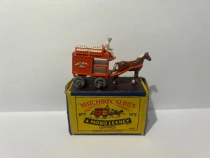 Matchbox Lesney Nº 7 Flotador de Leche Dibujado por Caballos, En Caja, Original, Raro, De Colección. - Imagen 1 de 15