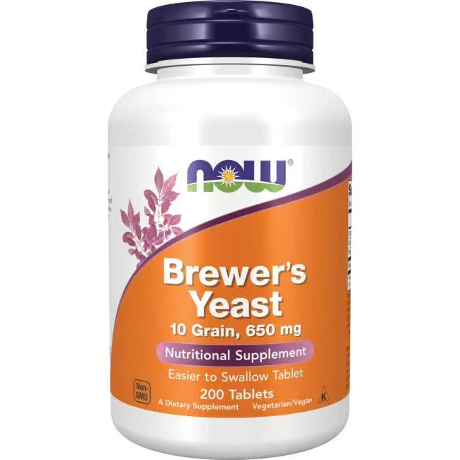 NOW Foods Brewer's Yeast 650 mg 200 Tabs - Image 1 of 1