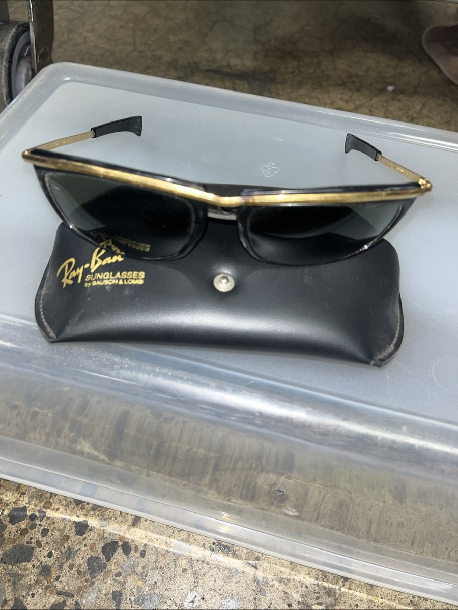 Ray-Ban Gold Black Vintage Sunglasses for sale | eBay Ray-Ban Gold Black Vintage Sunglasses for sale | eBay