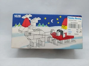 Lego 1628 Vintage Babbo Natale Figura Renna Natale Vacanze 1989 Nuovo Con Scatola - Foto 1 di 6