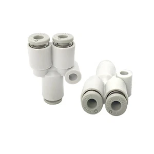 SMC KQ2U10-00 Fitting Y Shape Union 10mm Tube Connector⊕IK - Picture 1 of 4