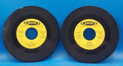 Lot of 2 Duane Eddy 45s Yep / Three 30 Blues / Detour / The Lonely One EX VG+ H5 - Imagem 1 de 4
