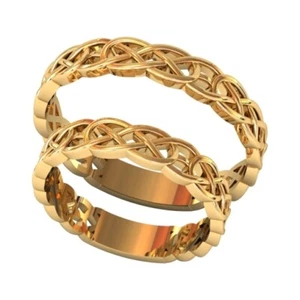 5 Stück Ehering Ring Wachsmuster für Wachsausschmelzguss Schmuck _kb-787 - Bild 1 von 2