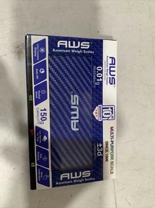 American Weigh Scales AWS-150-CF Carbon Fiber Series Blue - Picture 1 of 7