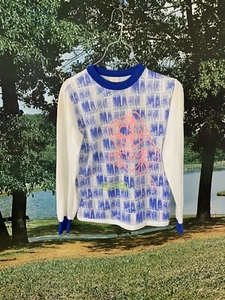 RAR Vintage 1989 Mario All Over Print Shirt Nintendo Youth M 12-14 80er - Bild 1 von 7