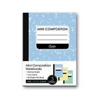 Mini Composition Books, Narrow Ruled, 4.5 x 3.25 Inches, 60 Sheets Per Book, ...