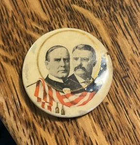 1900 1 1/4" Campaign Button William Mckinley  MAC-75 - Picture 1 of 3