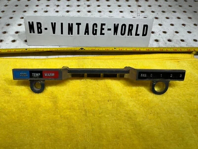 正品沃尔沃 1973 164 E 轿车内部仪表板气候控制面板内 1 边框 — 第 1/4 张图片