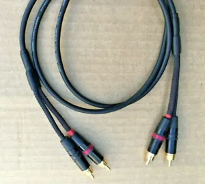 Cable Mogami doble RCA macho a macho neutro RCA chapado en oro audio ultraflexible - Imagen 1 de 2