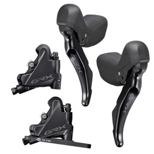 Shimano GRX RX600 Disc Brake STI's & RX400 Flat Mount Callipers - 1x11 - Picture 1 of 1