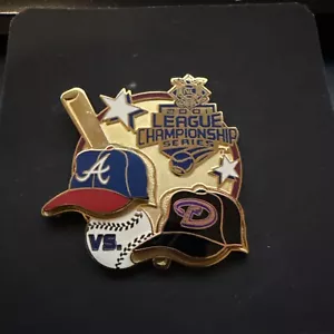 Arizona Diamondbacks Atlanta Braves 2001 League Championship MLB Lapel Pin MORE - Picture 1 of 1