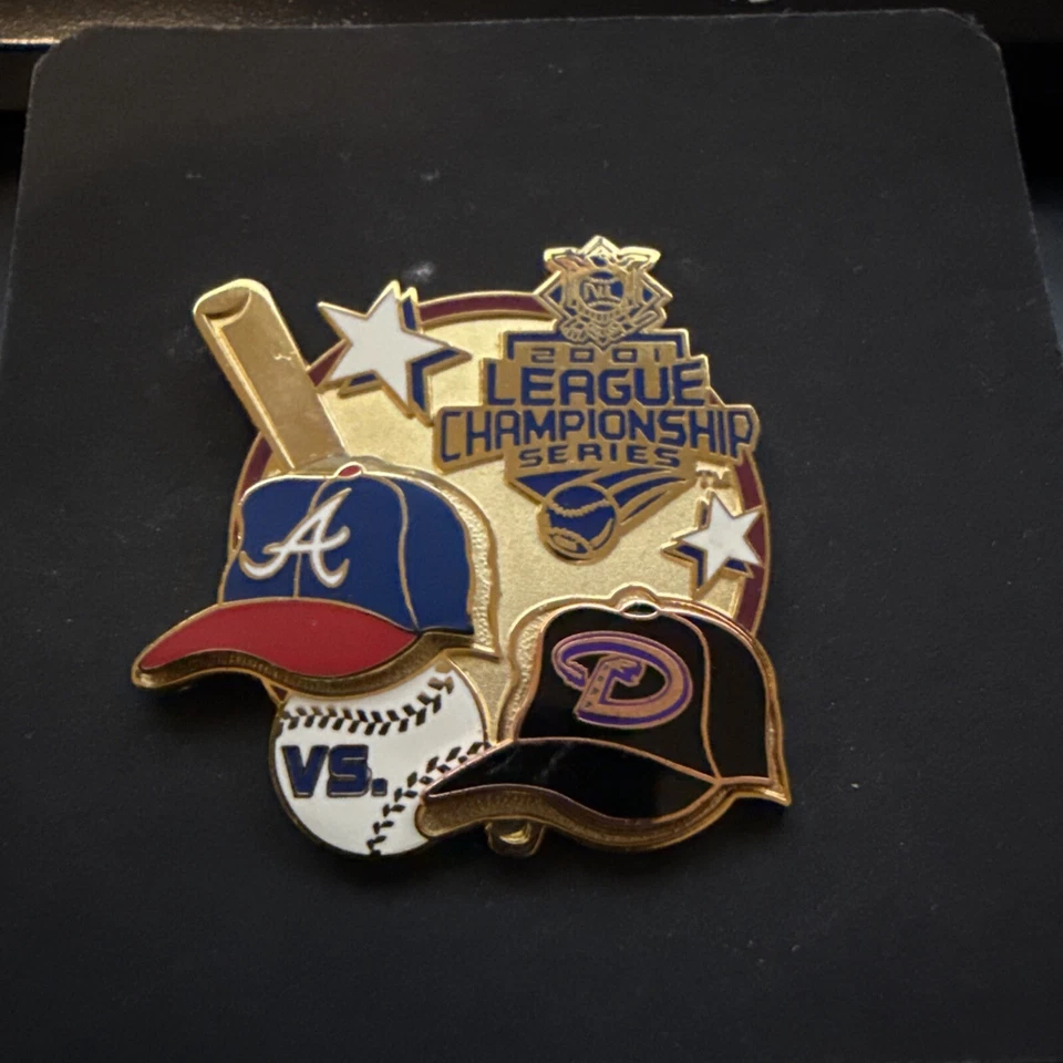 Arizona Diamondbacks Atlanta Braves 2001 League Championship MLB Lapel Pin MORE - Image 1 of 1