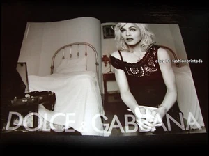 DOLCE & GABBANA 4-Page PRINT AD Spring 2010 MADONNA Steven Klein - Picture 1 of 2