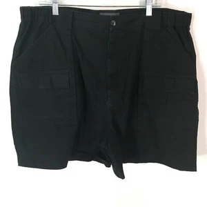 Croft And Barrow Mens Flat Front Straight Black Board Shorts Size 42 - Picture 1 of 5