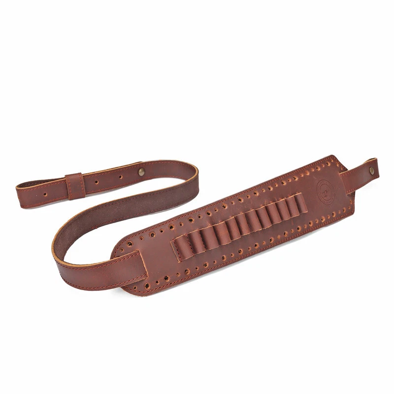 Tourbon Hunting Rifle Sling Padded Gun Carry Strap 30-06 Ammo Holder Detachable - Image 1 of 4