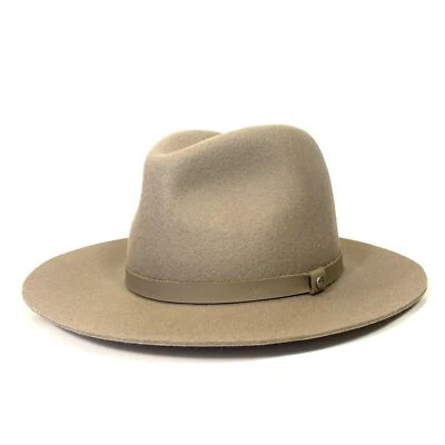 Sombrero Fedora RAG & BONE para mujer de fieltro de lana ala floja gris cálido (precio de venta sugerido por el fabricante $250) Foto 1 de 4