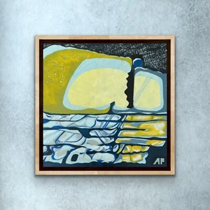 "Rock Rack" Original Abstraktes Acrylgemälde auf Leinwand Tafel - Bild 1 von 10