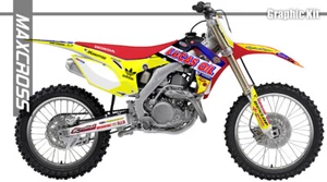 Maxcross Design Graphic kit Decal Sticker FOR HONDA 2013-2017 CRF250R CRF450R - Picture 1 of 2